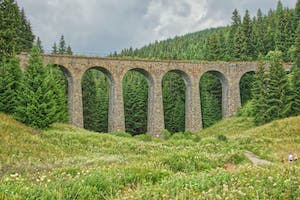 Železniční most příroda 